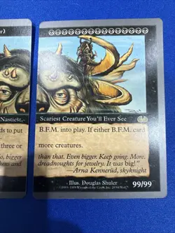 MTG B.F.M. (BIG FURRY MONSTER) BFM SET Near Mint - Image 3