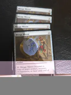 Mtg Mirage Mirror X4; Commander - Image 1