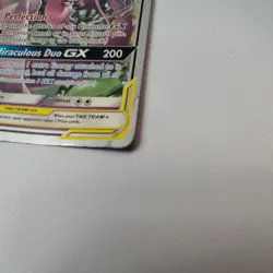 Mewtwo & Mew GX 71/236 Tag Team Ultra Rare Unified Minds Pokemon Card - Image 2