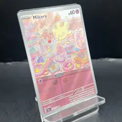 Pokemon TCG Milcery 152/142 Stellar Crown Illustration Rare Near Mint Condition - Image 2