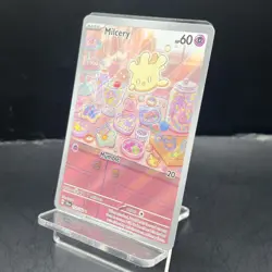 Pokemon TCG Milcery 152/142 Stellar Crown Illustration Rare Near Mint Condition - Image 3