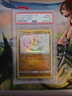 2019 Pokemon PSA 10 Gem Mint Hidden Fates Shiny Vault Holo Altaria SV37/SV94 - Image 1