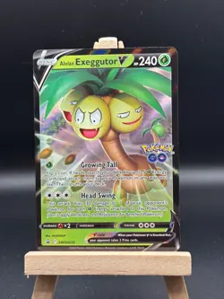 Alolan Exeggutor V SWSH225 Black Star Promo Pokemon Go Collection - Image 1