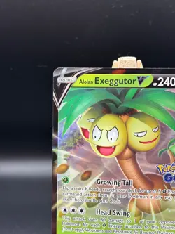 Alolan Exeggutor V SWSH225 Black Star Promo Pokemon Go Collection - Image 3