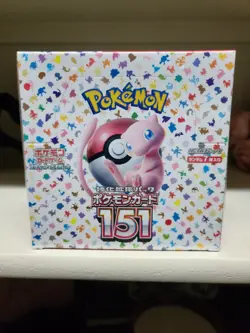 Pokemon 151 Japanese Booster Box Factory Sealed US seller With Shrink - Image 1