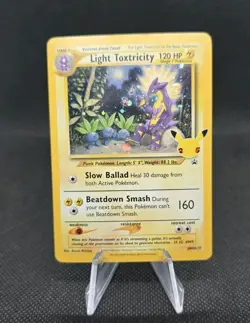 Pokemon Light Toxtricity SWSH137 25th Celebrations Black Star - Image 1