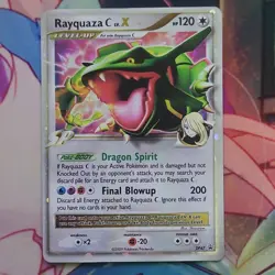 Pokemon Rayquaza C LV.X Promo Holo DP47 Diamond & Pearl Level Up 120 HP 2009 - Image 1