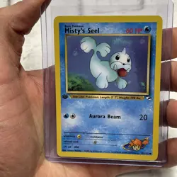Pokemon TCG Misty's Seel 88/132 1st Edition Gym Heroes WOTC NM/MT Common Vintage - Image 1