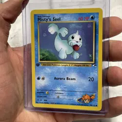 Pokemon TCG Misty's Seel 88/132 1st Edition Gym Heroes WOTC NM/MT Common Vintage - Image 2