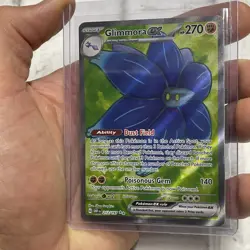 POKEMON GLIMMORA EX 2023 POKEMON OBSIDIAN FLAMES ULTRA RARE A 213/197 NM/MT TCG - Image 2