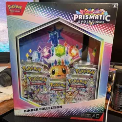 Prismatic Evolutions Binder Collection NEW FACTORY SEALED Pokemon TCG - Image 1