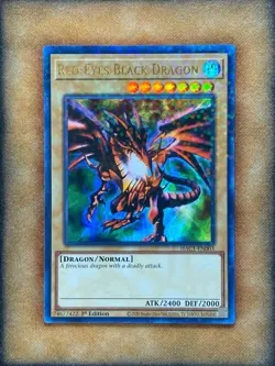 Yugioh Red-Eyes Black Dragon HAC1-EN003 Duel Terminal Ultra Rare 1st Ed NM - Image 1