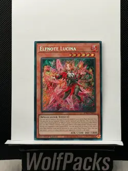 Yu-Gi-Oh! TCG Burst Protocol - Elfnote Lucina 1st Ed. BPRO-EN010 Secret Rare - Image 1