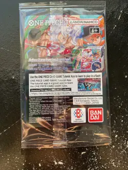 One Piece Monkey D. Luffy US College Basketball Promo Card SEALED with Poster - Image 2