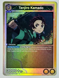 Union Arena - Kimetsu no Yaiba Tanjiro Kamado R UE05BT/KMY-2-001 Demon Slayer - Image 1