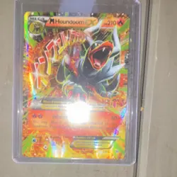 Pokemon M Houndoom EX 22/162 Breakthrough Full Art Holo Ultra Rare Card - Image 1