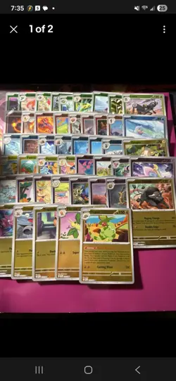 Pokemon MEGA EVOLUTIONS Phantasmal Flames - Full Reverse Halo Set. 84 Cards 731329511228 - Image 1