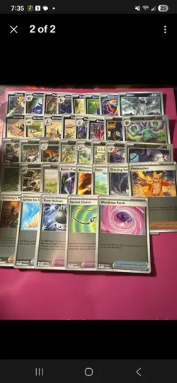 Pokemon MEGA EVOLUTIONS Phantasmal Flames - Full Reverse Halo Set. 84 Cards 731329511228 - Image 2