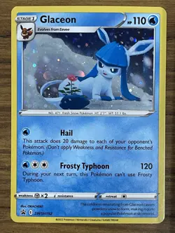 Glaceon SWSH192 SWSH: Sword & Shield Promo Cards Holo (NM) - Image 1