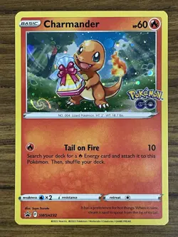 Charmander SWSH232 SWSH: Sword & Shield Promo Cards Cosmos Holo Swirl (NM) - Image 1