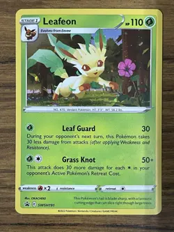 Leafeon SWSH191 SWSH: Sword & Shield Promo Cards Holo (NM) - Image 1