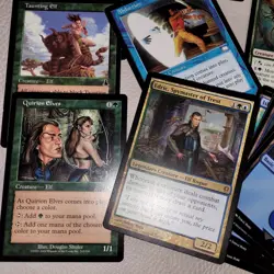 Green and Blue Beginner Commander Deck - Complete 100 Cards **ELVES/ELF Tribal** - Image 1