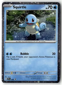 Squirtle - (Cosmos Holo) Promo SV: Scarlet & Violet Promo Cards 048 NM - Image 1