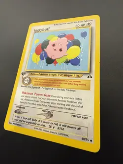 Igglybuff 1st Edition 40/75 | Neo Discovery | Uncommon Pokemon Card | LP - Image 2