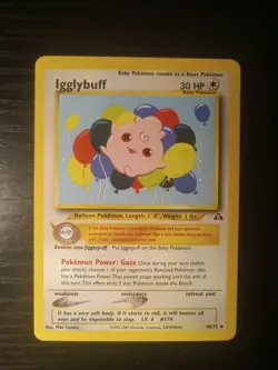 Igglybuff 40/75 Neo Discovery Pokemon Uncommon NM FREE SHIP!! - Image 1