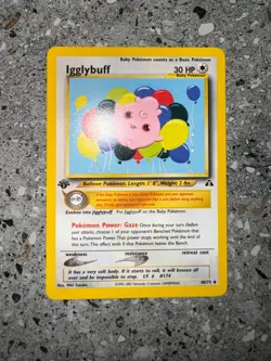 Pokemon TCG Cards 1st Edition Igglybuff 40/75 Neo Discovery Uncommon - Image 3