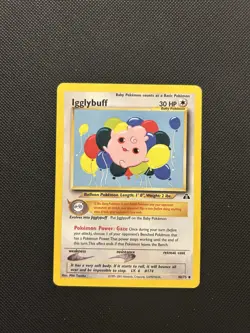 Igglybuff 40/75 | Neo Discovery | Non Holo Pokemon Card HP - Image 1