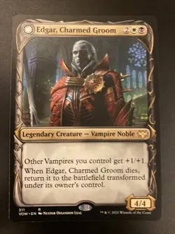 Edgar, Charmed Groom 311 Showcase MTG Innistrad Crimson Vow Rare NM English - Image 1
