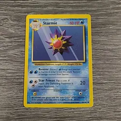 Pokemon TCG Card WOTC 1999: Starmie 64/102 - Base Set HP - Image 1