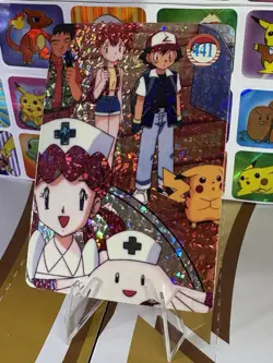 Pokemon Pikachu Vintage Pocket Monsters Vending HOLO Prism Sticker 1999 Nintendo - Image 3