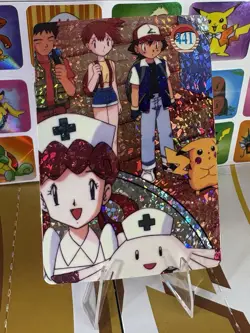 Pokemon Pikachu Vintage Pocket Monsters Vending HOLO Prism Sticker 1999 Nintendo - Image 5