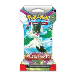 Lot of 5 - Pokemon TCG - Paldea Evolved Sealed Sleeved Booster Packs - Image 5