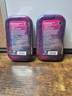Pokemon TCG Mega Evolution Mini Tin (Lot of 2) Factory Sealed (96,97) - Image 2