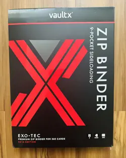 VaultX SV10 Destined Rivals 9-Pocket Exo-Tec Zip Binder (FIRST EDITION) Pokemon - Image 1