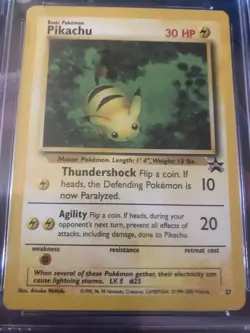 2000 Pokemon PIKACHU Power Of One Black Star Promo #27 CGC Gem Mint 9.5 Psa Bump - Image 4