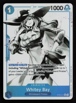 Whitey Bay Parallel ST22-011 One Piece Starter Deck 22: Ace & Newgate C NM Engl - Image 1