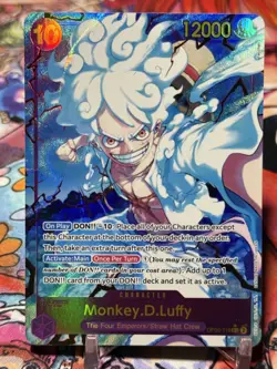 MONKEY D LUFFY - One Piece OP05-119 - AA Alt Art Secret Rare SEC - PRB01 - Image 1