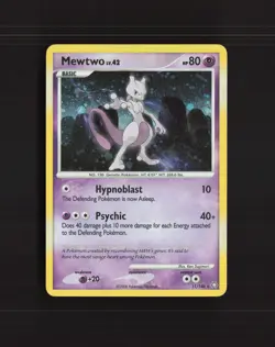 Mewtwo 11/146 Legends Awakened Holo Rare Pokemon Card LP - Image 1