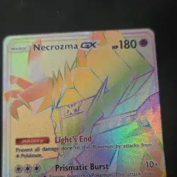 Pokemon Necrozma GX Full Art 153/147 Sm-Burning Shadows Holo Secret Rare Card - Image 1