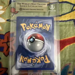 1999 Pokemon TCG Alakazam Base Set Holo Card 1/102 BGS 9.5 Gem Mint - Image 4