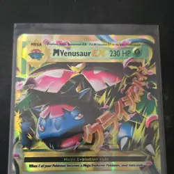 Pokemon M Venusaur EX 2/146 XY Full Art Ultra Rare Holo Mega Evolution Card - Image 1