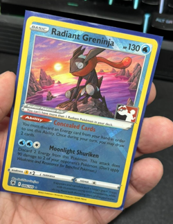Radiant Greninja 046/189 Prize Pack Series Cards Holo - Image 3