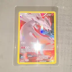 Pokemon Reshiram Full Art Holo Promo Card XY74 XY 120HP Slash Repeater Blaze - Image 1