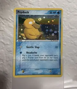 Psyduck 70/109 Team Rocket Returns Stamped Holo Pokemon TCG Card 2004 SWIRL - Image 1
