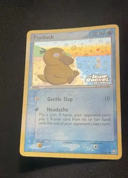Psyduck 70/109 Team Rocket Returns Stamped Holo Pokemon TCG Card 2004 SWIRL - Image 5