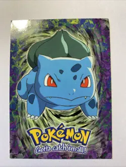 BULBASAUR #01 Pokemon Card TCG Topps TV Animation - Image 1